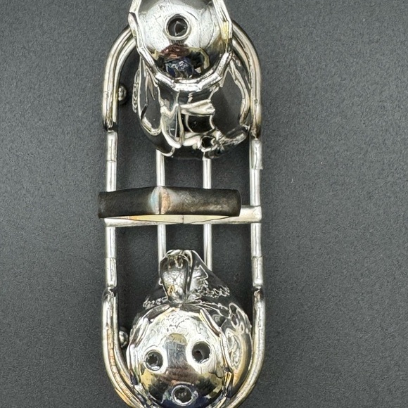 Davco Silver Plated Swan Salt & Pepper Shakers In Basket Vintage - Picture 3 of 13